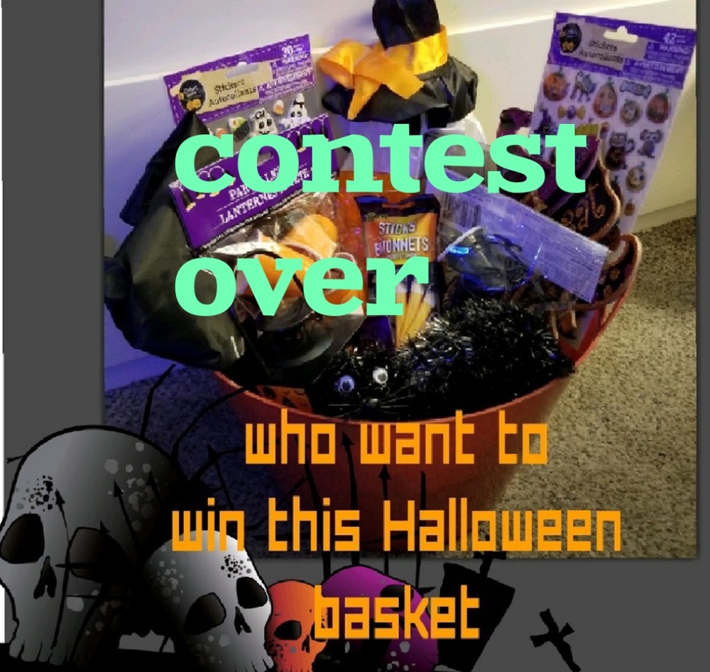 NEW DRAWING TO WIN THIS HALLOWEEN BASKET